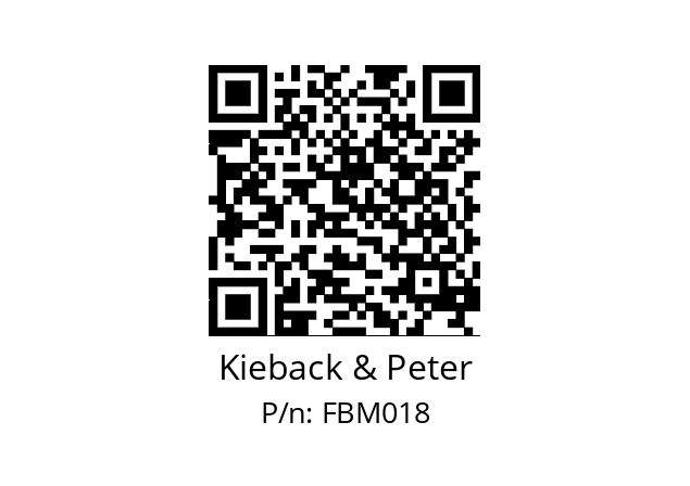   Kieback & Peter FBM018