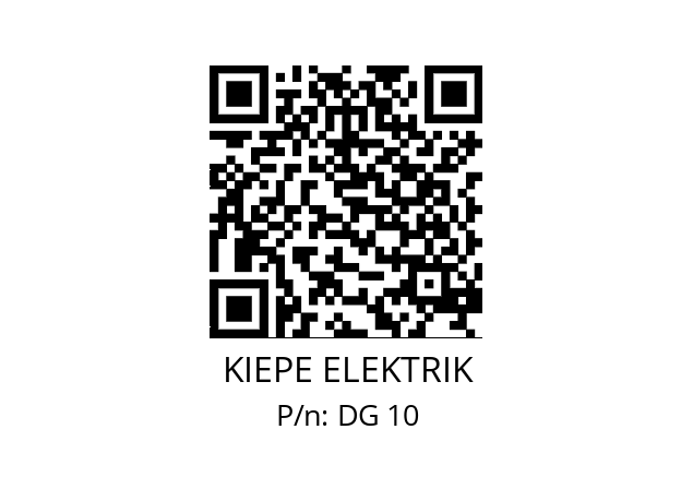   KIEPE ELEKTRIK DG 10