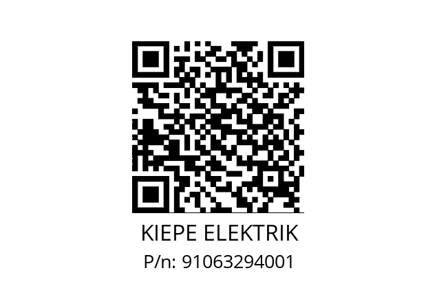   KIEPE ELEKTRIK 91063294001