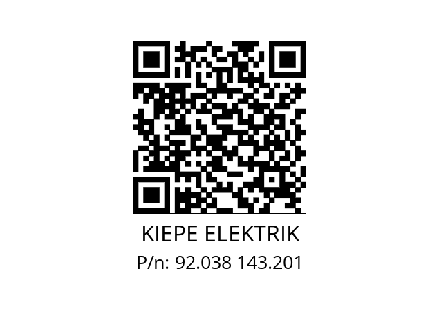   KIEPE ELEKTRIK 92.038 143.201