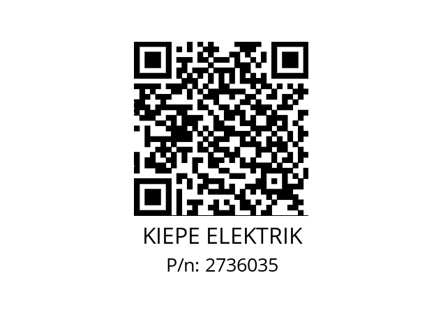   KIEPE ELEKTRIK 2736035