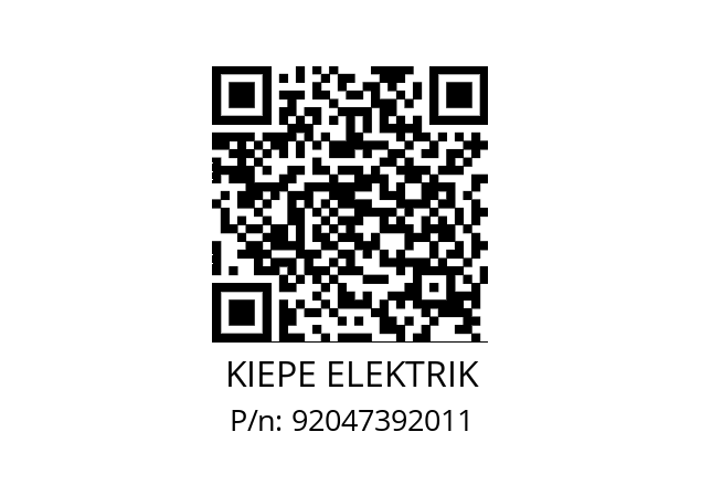   KIEPE ELEKTRIK 92047392011