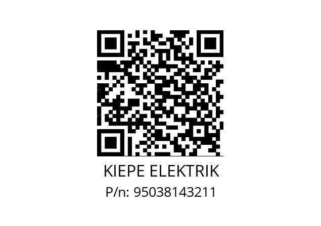   KIEPE ELEKTRIK 95038143211