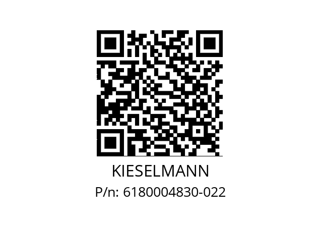   KIESELMANN 6180004830-022