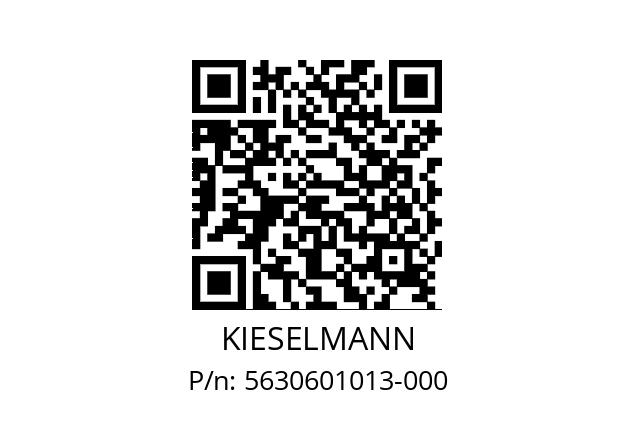   KIESELMANN 5630601013-000