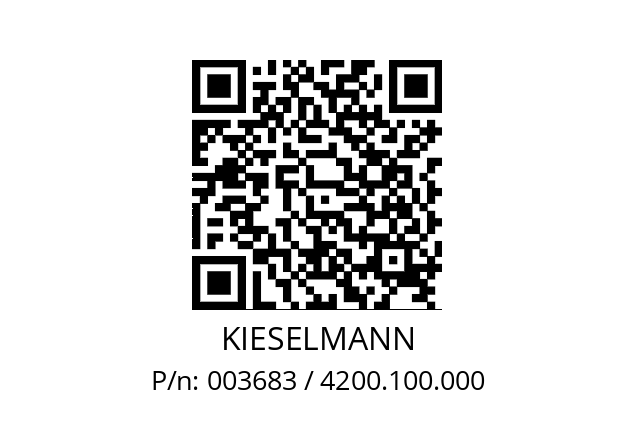   KIESELMANN 003683 / 4200.100.000