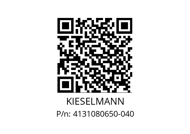   KIESELMANN 4131080650-040