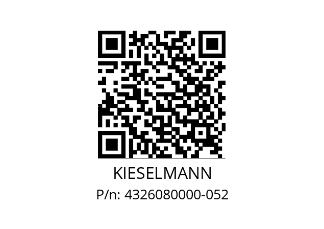   KIESELMANN 4326080000-052