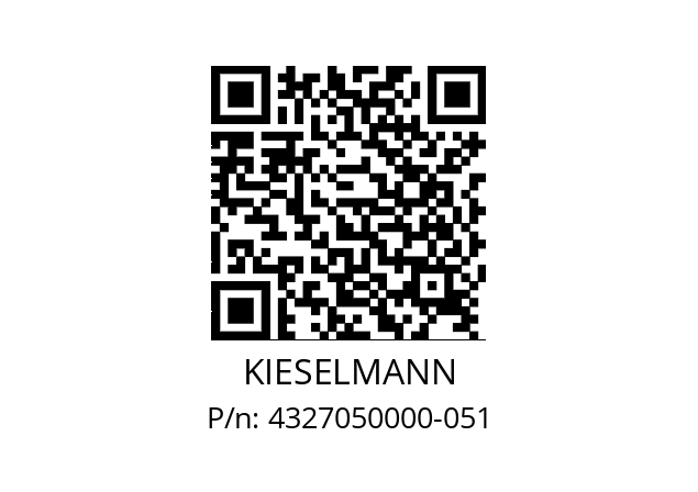   KIESELMANN 4327050000-051