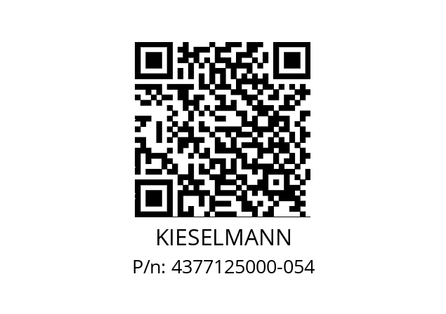   KIESELMANN 4377125000-054