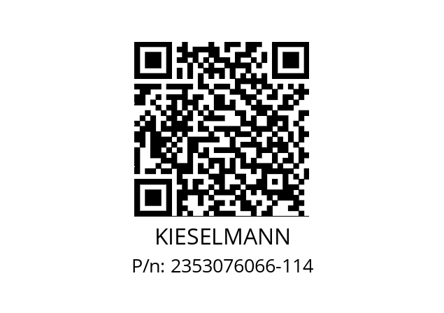   KIESELMANN 2353076066-114