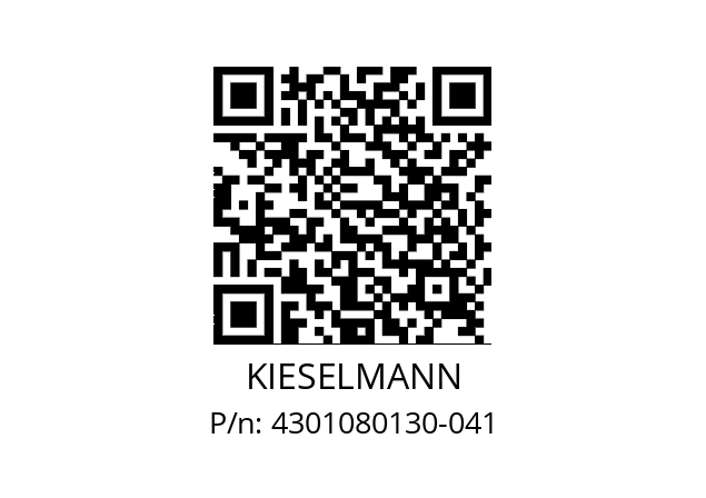   KIESELMANN 4301080130-041