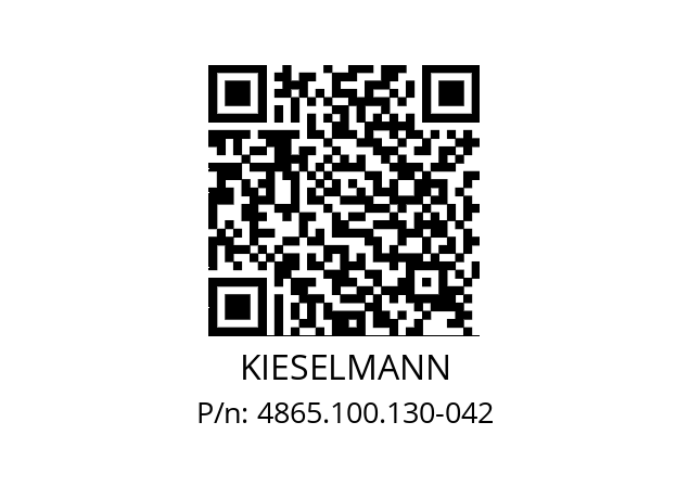   KIESELMANN 4865.100.130-042