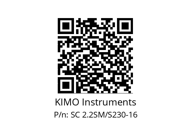   KIMO Instruments SC 2.2SM/S230-16