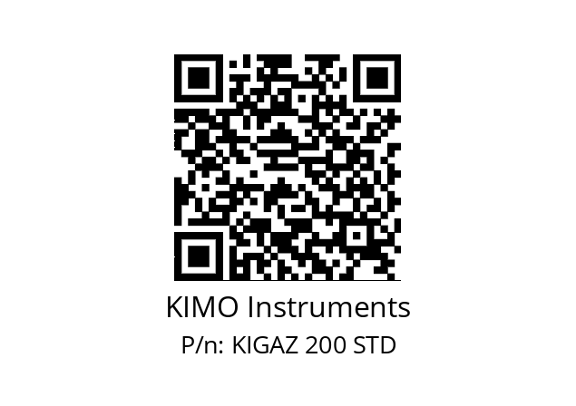   KIMO Instruments KIGAZ 200 STD