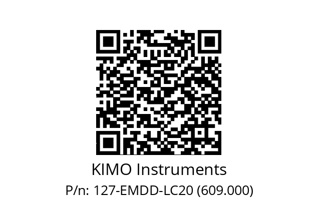   KIMO Instruments 127-EMDD-LC20 (609.000)