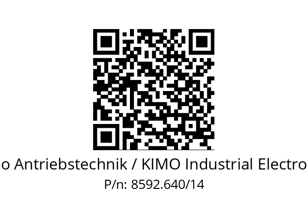   Kimo Antriebstechnik / KIMO Industrial Electronics 8592.640/14