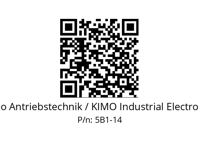   Kimo Antriebstechnik / KIMO Industrial Electronics 5B1-14