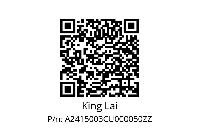  CF-CS-338 King Lai A2415003CU000050ZZ