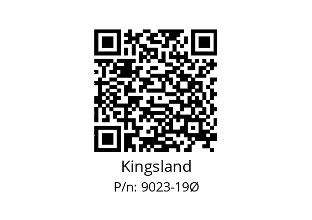   Kingsland 9023-19Ø