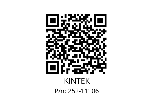   KINTEK 252-11106