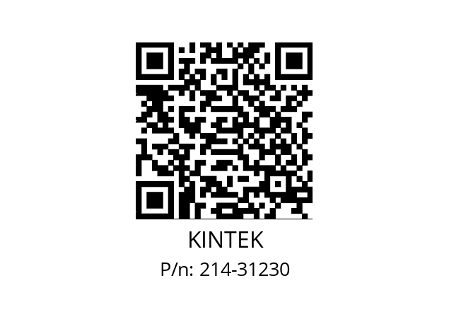   KINTEK 214-31230