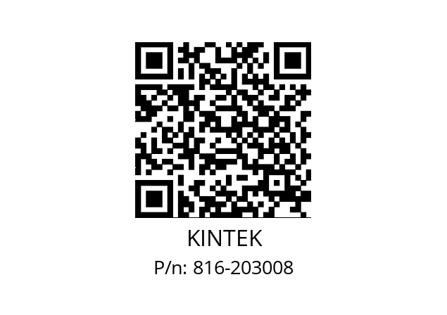   KINTEK 816-203008