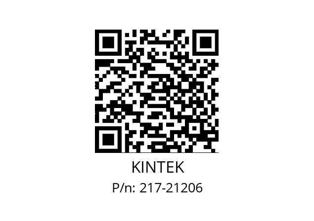   KINTEK 217-21206