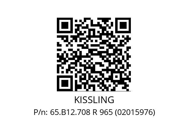   KISSLING 65.B12.708 R 965 (02015976)