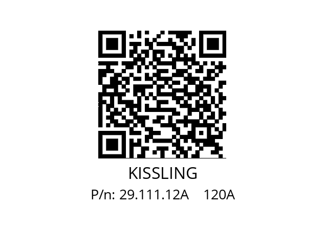   KISSLING 29.111.12A    120A