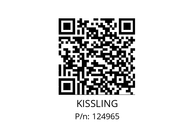   KISSLING 124965