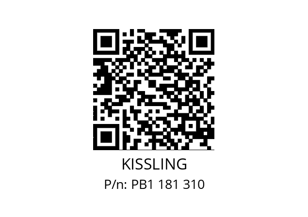   KISSLING PB1 181 310