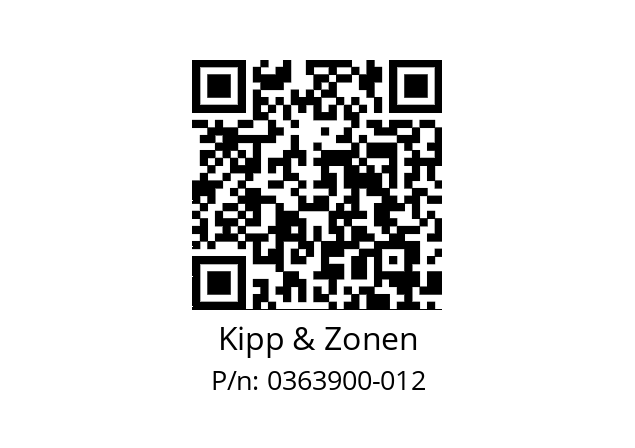   Kipp & Zonen 0363900-012