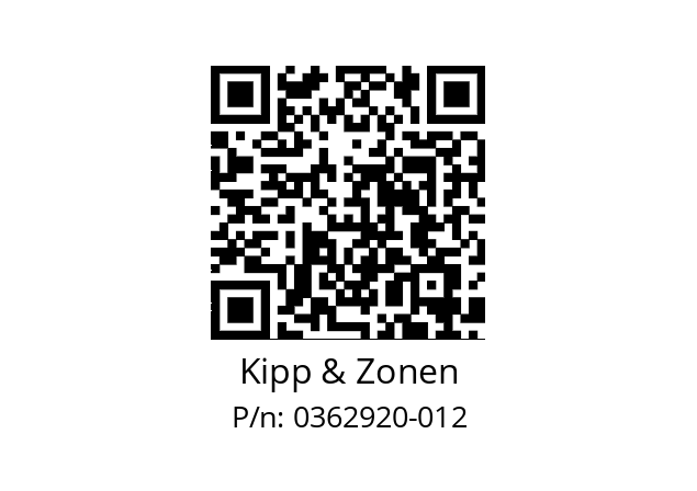   Kipp & Zonen 0362920-012