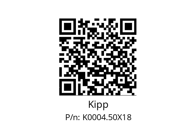   Kipp K0004.50X18