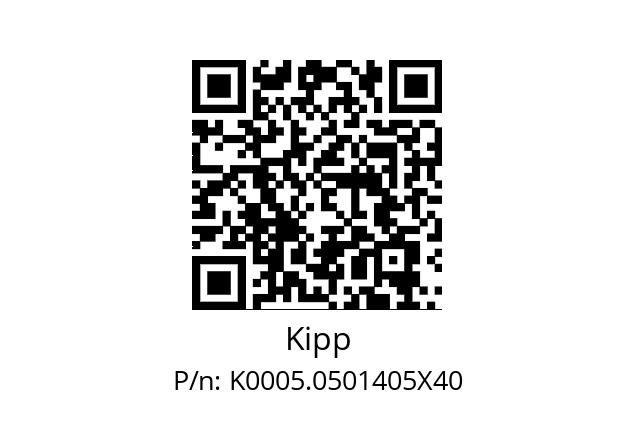   Kipp K0005.0501405X40