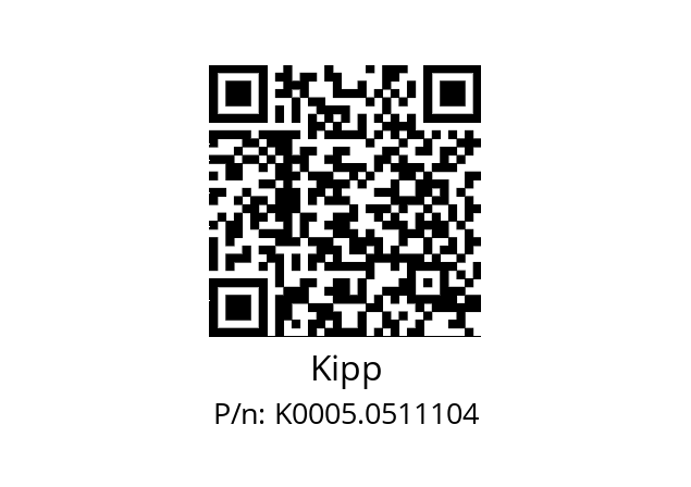   Kipp K0005.0511104