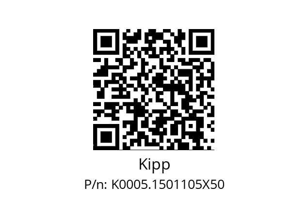   Kipp K0005.1501105X50