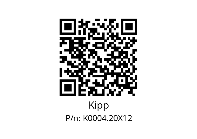   Kipp K0004.20X12