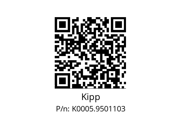   Kipp K0005.9501103