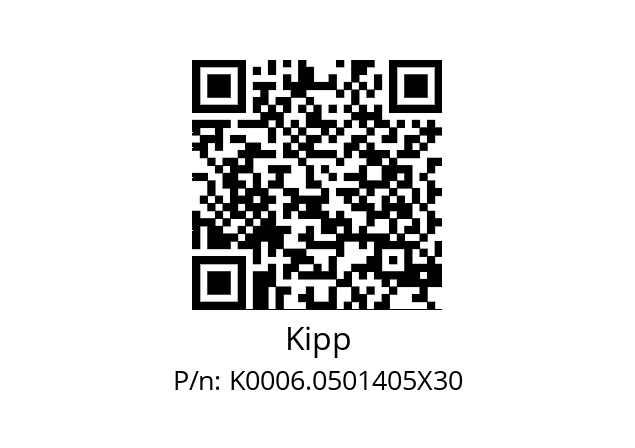   Kipp K0006.0501405X30