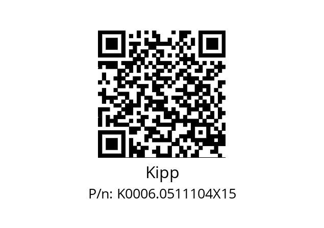   Kipp K0006.0511104X15