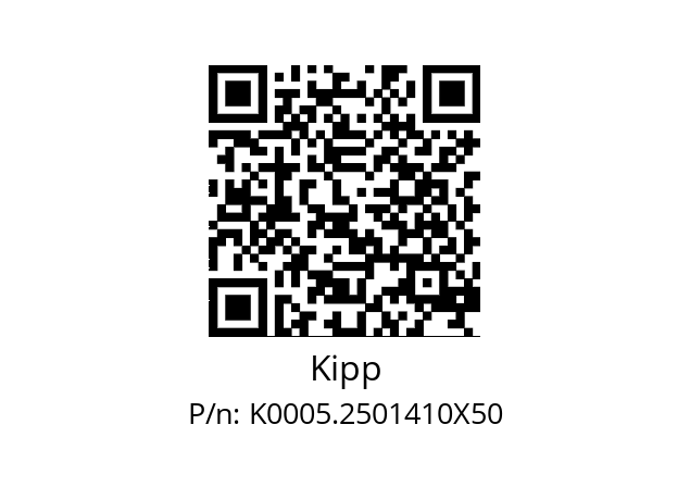   Kipp K0005.2501410X50