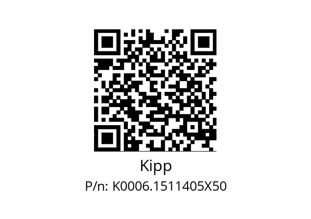   Kipp K0006.1511405X50