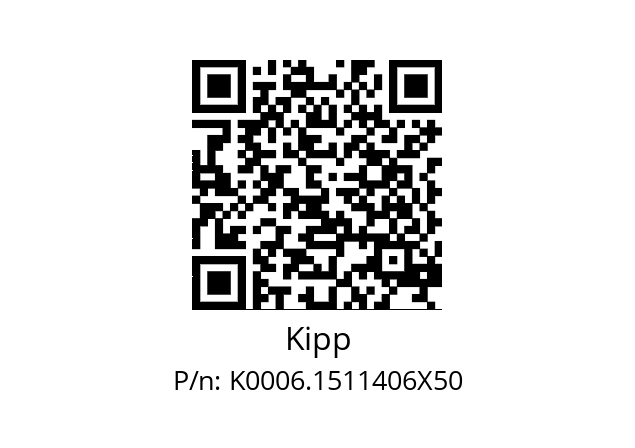   Kipp K0006.1511406X50