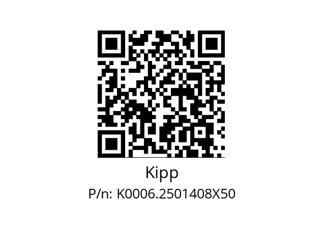   Kipp K0006.2501408X50