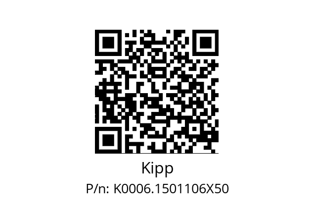   Kipp K0006.1501106X50