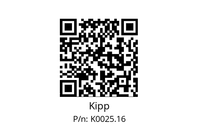   Kipp K0025.16