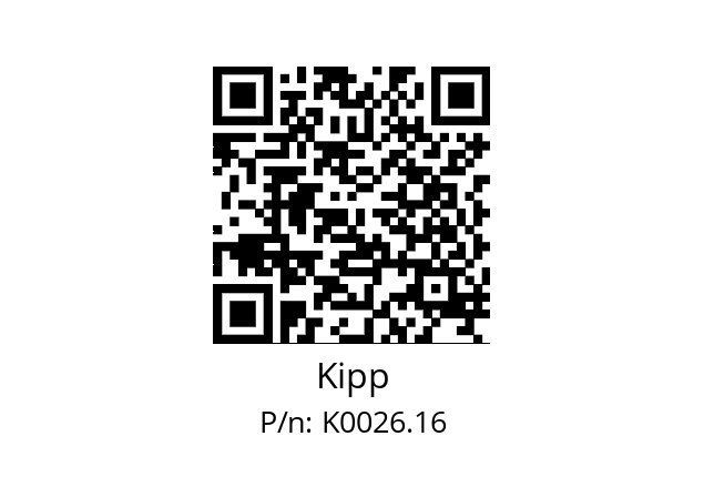   Kipp K0026.16