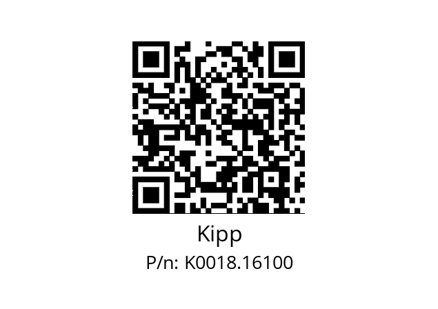   Kipp K0018.16100